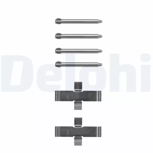 Accessory Kit, disc brake pad DELPHI LX0093)