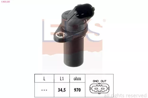 Sensor, crankshaft pulse EPS 1.953.235)