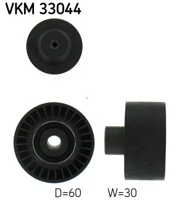 Deflection/Guide Pulley, V-ribbed belt SKF VKM 33044)