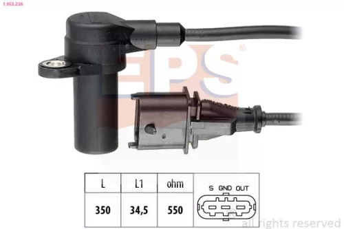 Sensor, crankshaft pulse EPS 1.953.236)