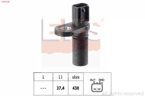 Sensor, crankshaft pulse EPS 1.953.280)