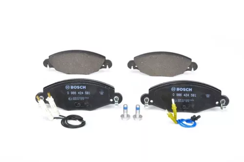 Brake Pad Set, disc brake BOSCH 0 986 424 581)