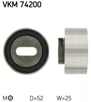 Tensioner Pulley, timing belt SKF VKM 74200)