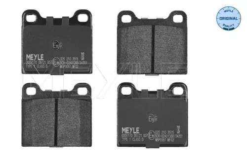 Brake Pad Set, disc brake MEYLE 025 210 3515)