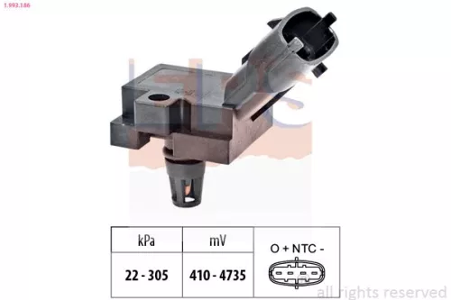 Air Pressure Sensor, altitude adaption EPS 1.993.186)
