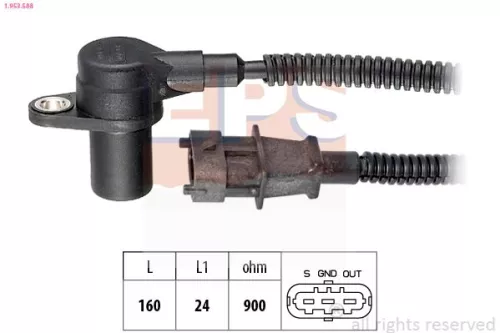 Sensor, crankshaft pulse EPS 1.953.588)