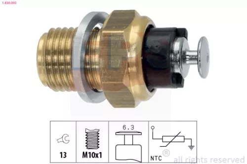 Sensor, coolant temperature EPS 1.830.093)