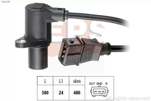 Sensor, crankshaft pulse EPS 1.953.297)