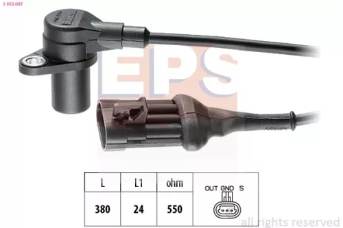 Sensor, crankshaft pulse EPS 1.953.097)