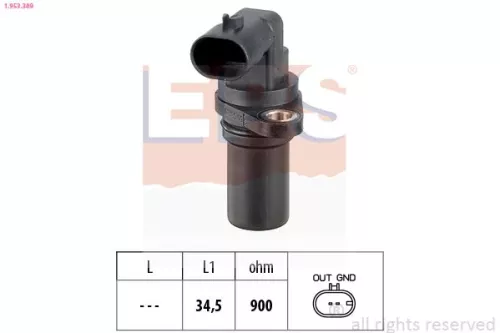 Sensor, crankshaft pulse EPS 1.953.389)
