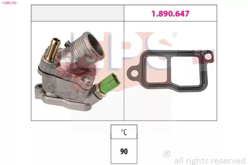 Thermostat, coolant EPS 1.880.732)