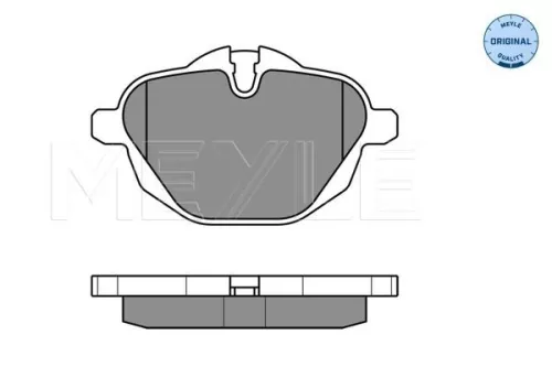 Brake Pad Set, disc brake MEYLE 025 245 6118)