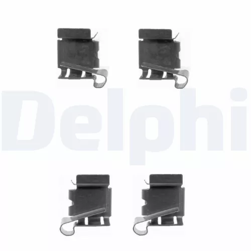 Accessory Kit, disc brake pad DELPHI LX0390)