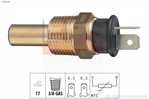 Sensor, coolant temperature EPS 1.830.228)
