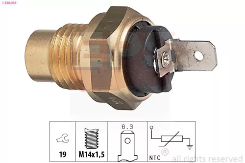 Sensor, coolant temperature EPS 1.830.096)