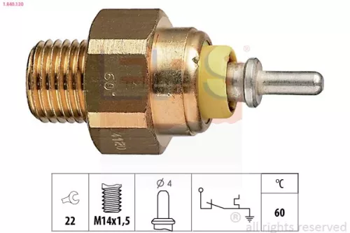 Temperature Switch, coolant warning lamp EPS 1.840.120)