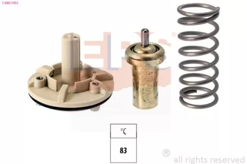 Thermostat, coolant EPS 1.880.745S)