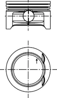 Piston KOLBENSCHMIDT 40382600)