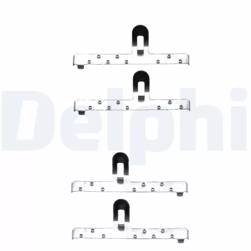 Accessory Kit, disc brake pad DELPHI LX0071)