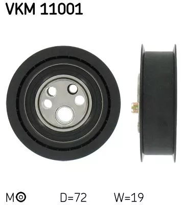 Tensioner Pulley, timing belt SKF VKM 11001)