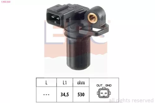 Sensor, crankshaft pulse EPS 1.953.323)