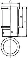 Cylinder Liner KOLBENSCHMIDT 89584110)