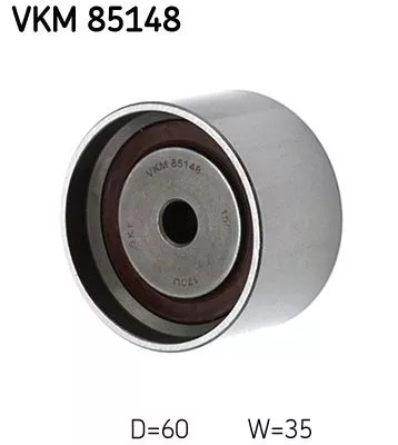 Deflection Pulley/Guide Pulley, timing belt SKF VKM 85148)