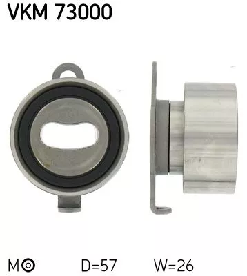 Tensioner Pulley, timing belt SKF VKM 73000)