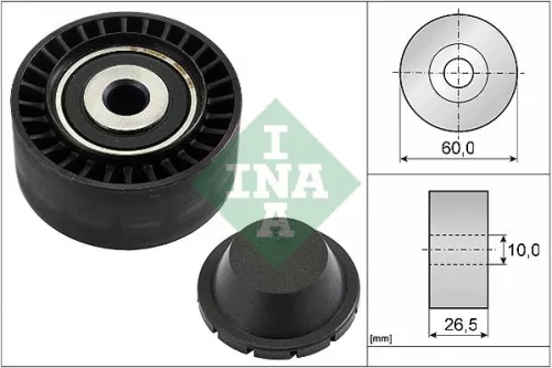 Deflection/Guide Pulley, V-ribbed belt Schaeffler INA 532 0331 10)