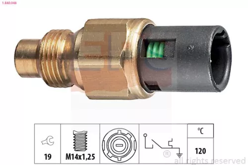 Temperature Switch, coolant warning lamp EPS 1.840.048)