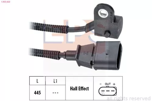 Sensor, camshaft position EPS 1.953.422)