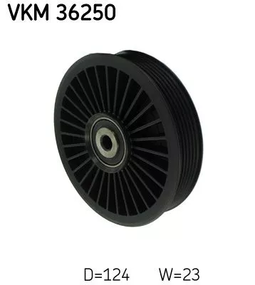 Deflection/Guide Pulley, V-ribbed belt SKF VKM 36250)