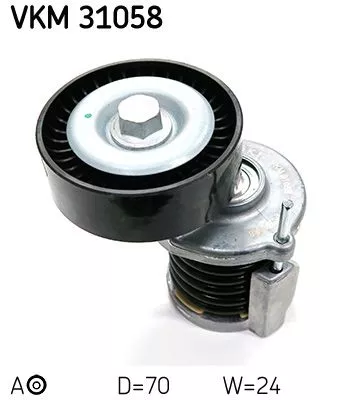 Belt Tensioner, V-ribbed belt SKF VKM 31058)