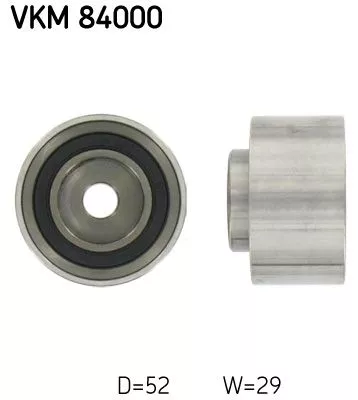 Deflection Pulley/Guide Pulley, timing belt SKF VKM 84000)