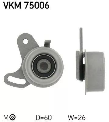 Tensioner Pulley, timing belt SKF VKM 75006)