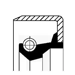 Shaft Seal, differential CORTECO 19016649B)