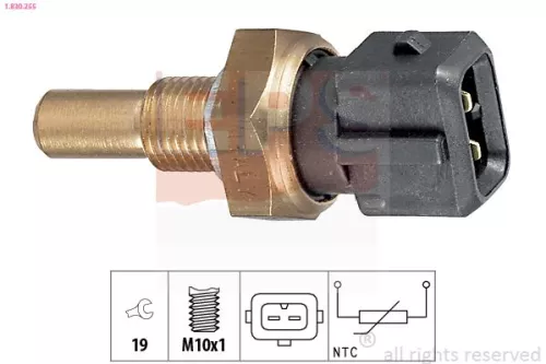 Sensor, oil temperature EPS 1.830.255)