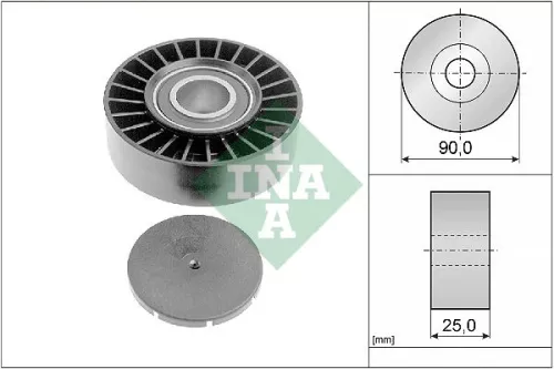 Deflection/Guide Pulley, V-ribbed belt Schaeffler INA 532 0169 10)