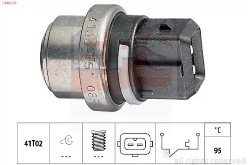 Temperature Switch, coolant warning lamp EPS 1.840.133)