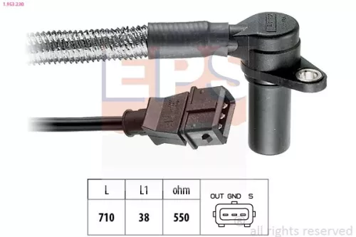 Sensor, crankshaft pulse EPS 1.953.230)