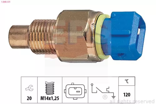 Temperature Switch, coolant warning lamp EPS 1.840.131)