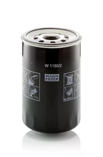 Filter, operating hydraulics MANN-FILTER W 1150/2)