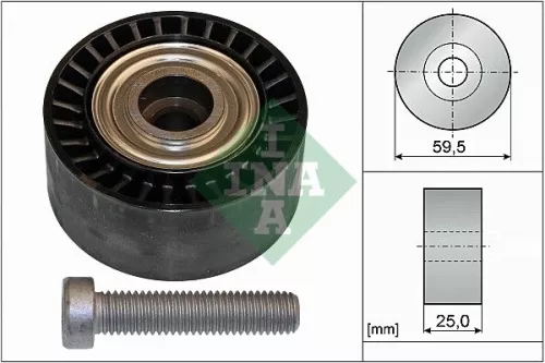 Deflection/Guide Pulley, V-ribbed belt Schaeffler INA 532 0433 10)