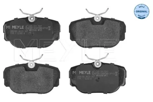 Brake Pad Set, disc brake MEYLE 025 211 7317)