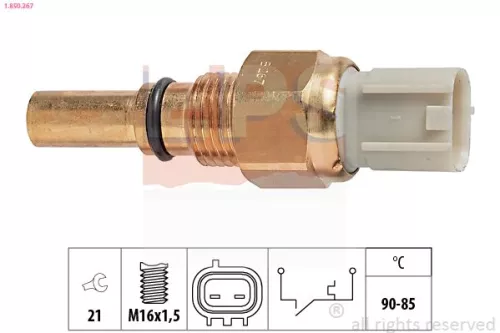 Temperature Switch, radiator fan EPS 1.850.267)