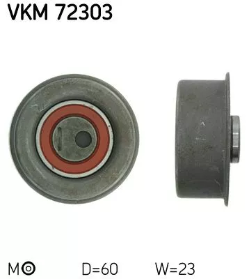 Tensioner Pulley, timing belt SKF VKM 72303)