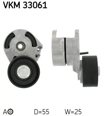 Belt Tensioner, V-ribbed belt SKF VKM 33061)