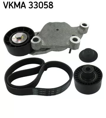 V-ribbed Belt Set SKF VKMA 33058)