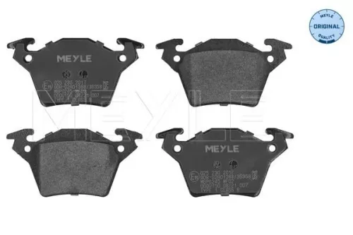 Brake Pad Set, disc brake MEYLE 025 230 2017)