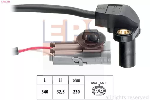 Sensor, crankshaft pulse EPS 1.953.328)
